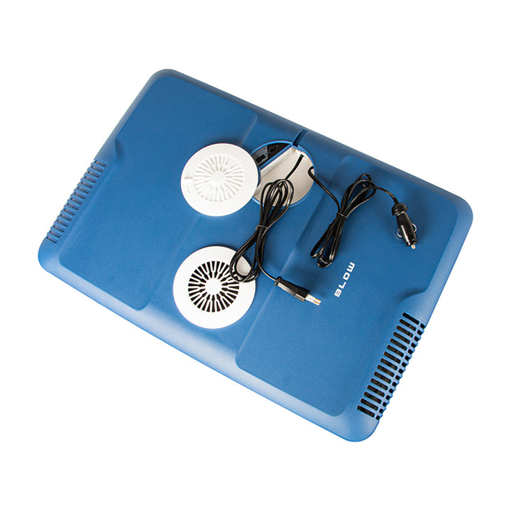 Blow-koelbox voor in de auto, met wieltjes, inhoud 42 l, verwarmingsstand, spanning DC 12 V en AC 100 V-240 V, 44-210