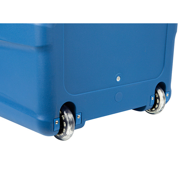 Blow-koelbox voor in de auto, met wieltjes, inhoud 42 l, verwarmingsstand, spanning DC 12 V en AC 100 V-240 V, 44-210