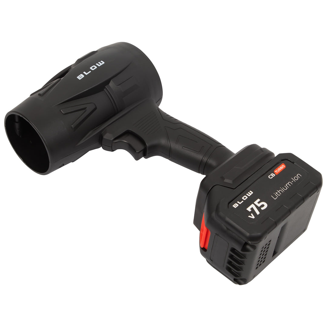 BLOW 21V CB TURBO accu-bladblazer, 130.000 omwentelingen, 2,4 Ah, koffer