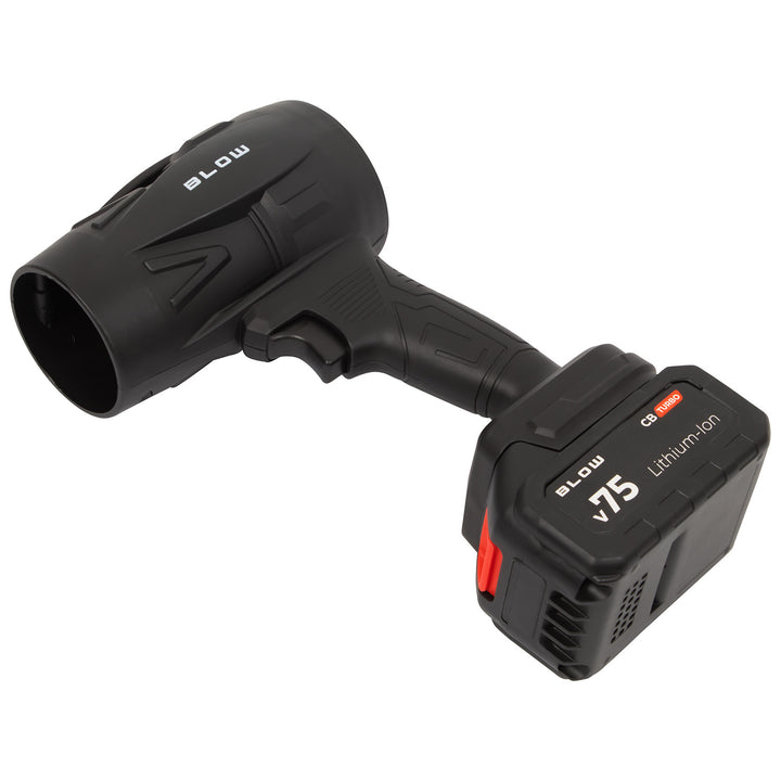 BLOW 21V CB TURBO accu-bladblazer, 130.000 omwentelingen, 2,4 Ah, koffer