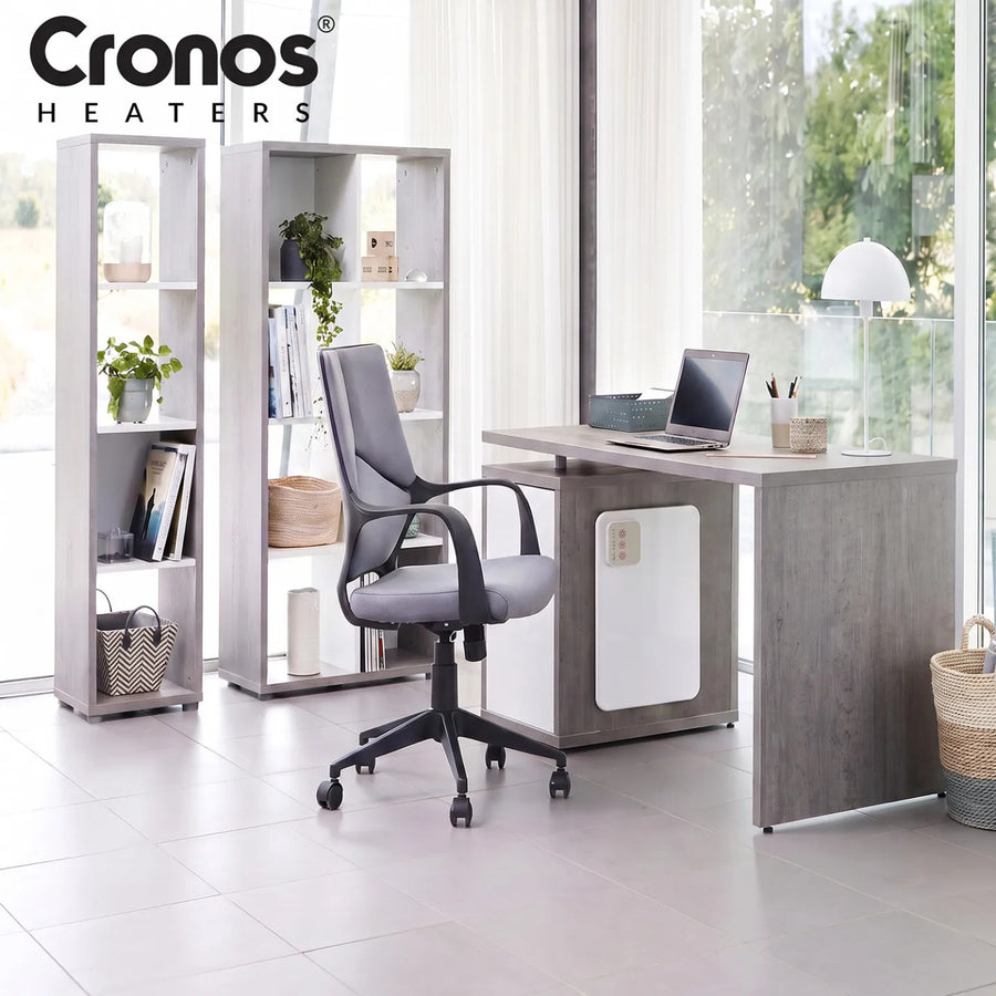 Cronos infraroodverwarmingspaneel voor onder het bureau, vermogen 120 W, timer, 3 standen, DCH-150
