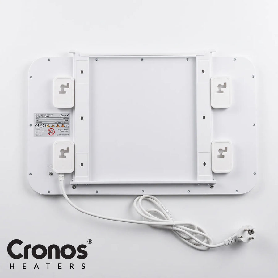 Cronos infraroodverwarmingspaneel voor onder het bureau, vermogen 120 W, timer, 3 standen, DCH-150