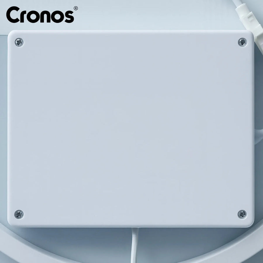 Cronos verwarmde spiegel, ovaal 50 x 80 cm, LED in drie kleuren, beschermingsklasse IP44, anticondenssysteem