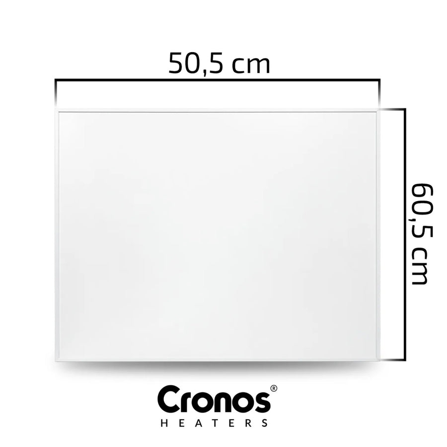 Cronos Graphene infraroodverwarmingspaneel, vermogen 300 W, kleur wit, verwarmt een ruimte tot 8 m², afstandsbediening, PRO CGP-300TWP