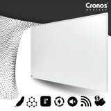 Cronos Graphene infraroodverwarmingspaneel, vermogen 300 W, kleur wit, verwarmt een ruimte tot 8 m², afstandsbediening, PRO CGP-300TWP