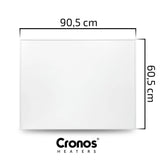 Cronos Graphene infraroodverwarmingspaneel, vermogen 580 W, kleur wit, verwarmt een ruimte tot 16 m², afstandsbediening, PRO CGP-580TWP