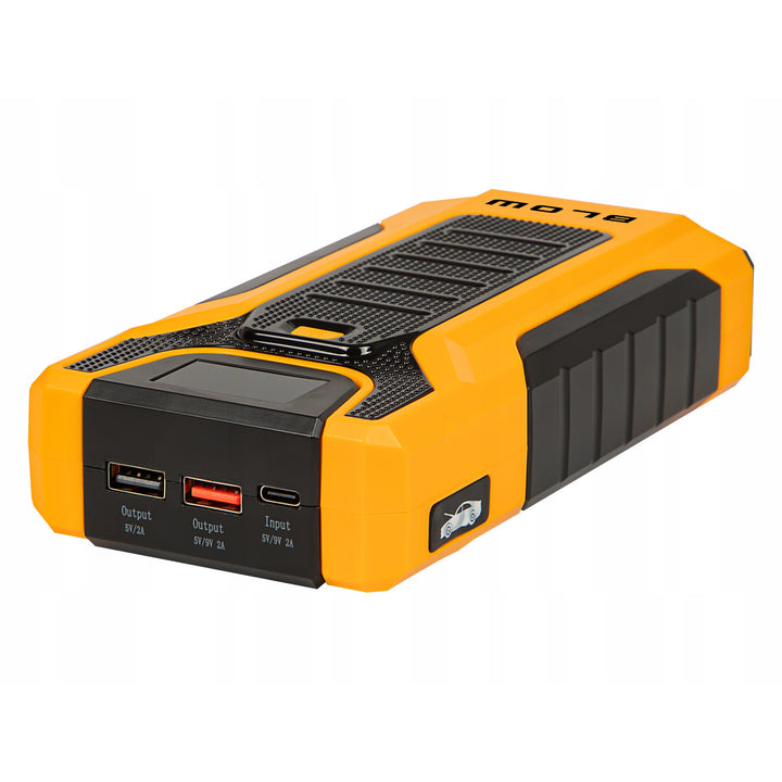 Jump Starter Blow, met powerbank- en zaklampfunctie, startstroom 600 A, piekstroom 1000 A, capaciteit 30.000 mAh, 81-203#