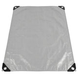 Zilverkleurig zeildoek 120 g 4 x 6 m VA0476, waterdicht, Vayox