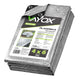 Zilverkleurig zeildoek 120 g 4 x 6 m VA0476, waterdicht, Vayox