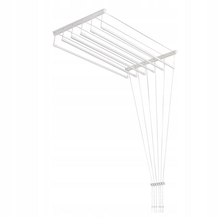 Plafondwasdroger met 6 stangen, 140 cm, droogoppervlak 8,4 m, Sepio