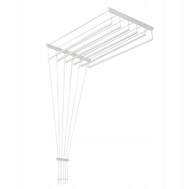 Plafondwasdroger met 6 stangen, 140 cm, droogoppervlak 8,4 m, Sepio