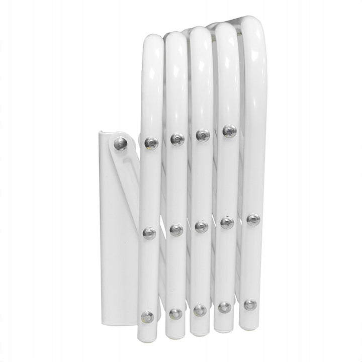 Harmonica-droogrek 60, voor kleding en ondergoed, uitschuifbaar, wit, model 103, Sepio
