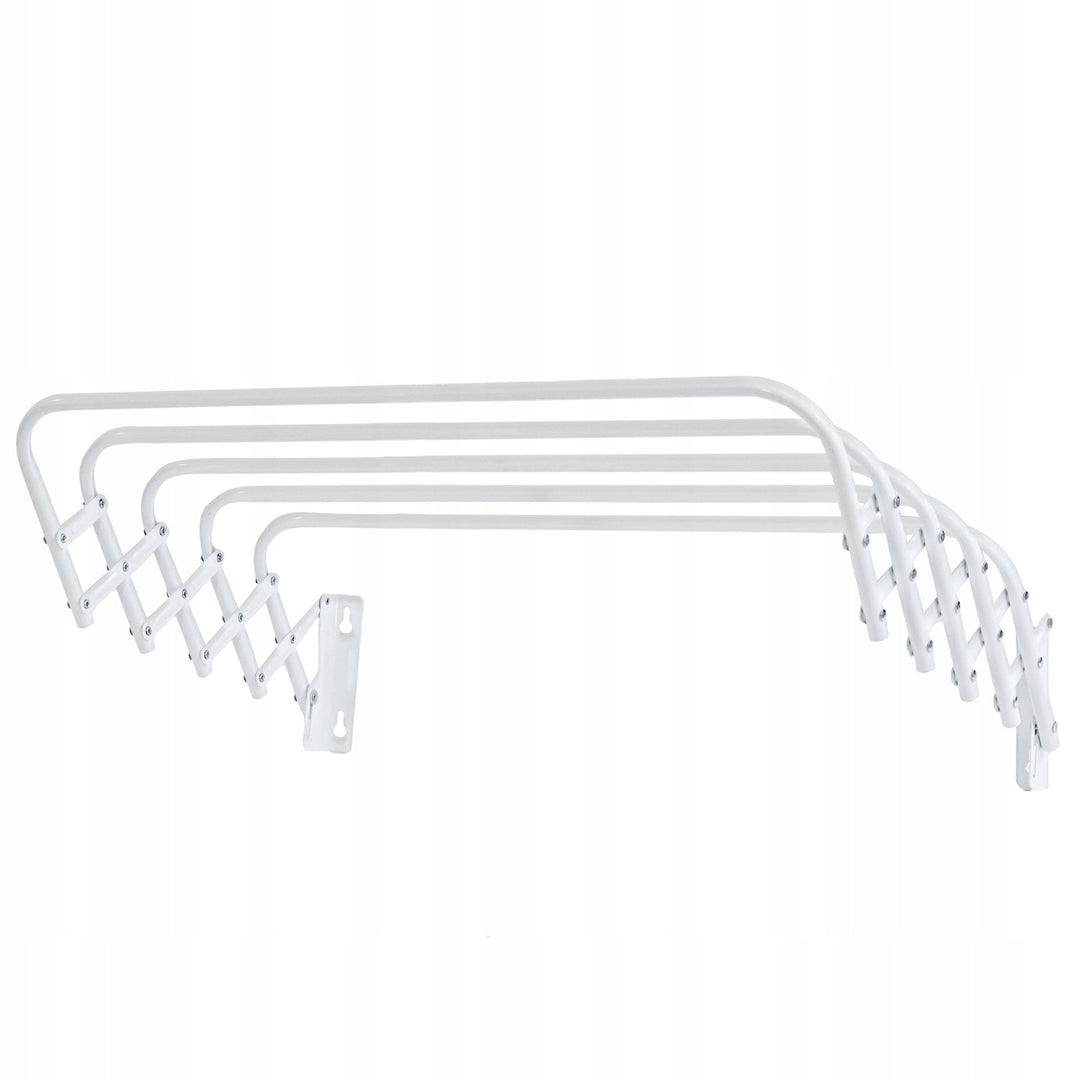 Harmonica-droogrek 60, voor kleding en ondergoed, uitschuifbaar, wit, model 103, Sepio