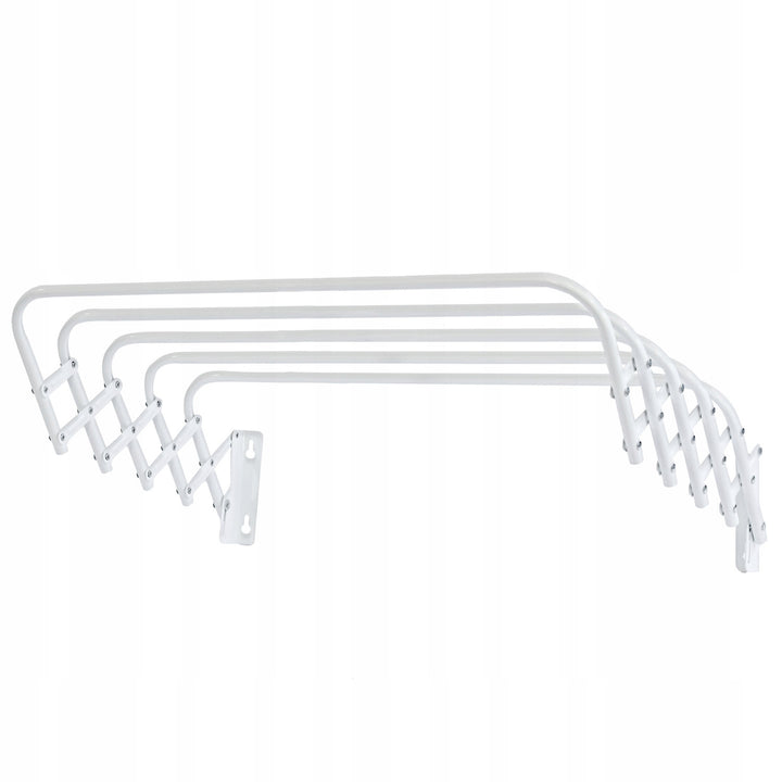 Harmonica-droogrek 60, voor kleding en ondergoed, uitschuifbaar, wit, model 103, Sepio