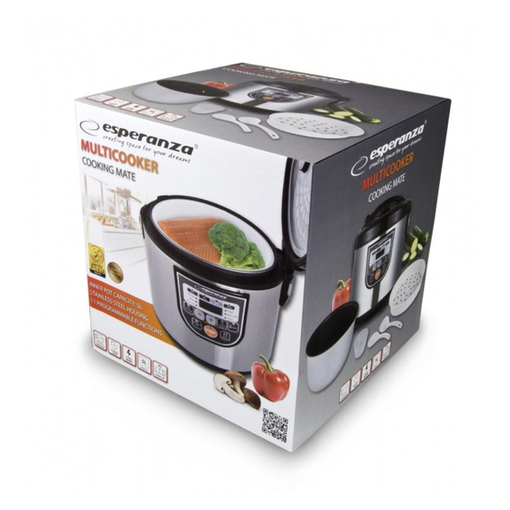 Multicooker, multifunctioneel apparaat, Cooking Mate 860 W, Esperanza