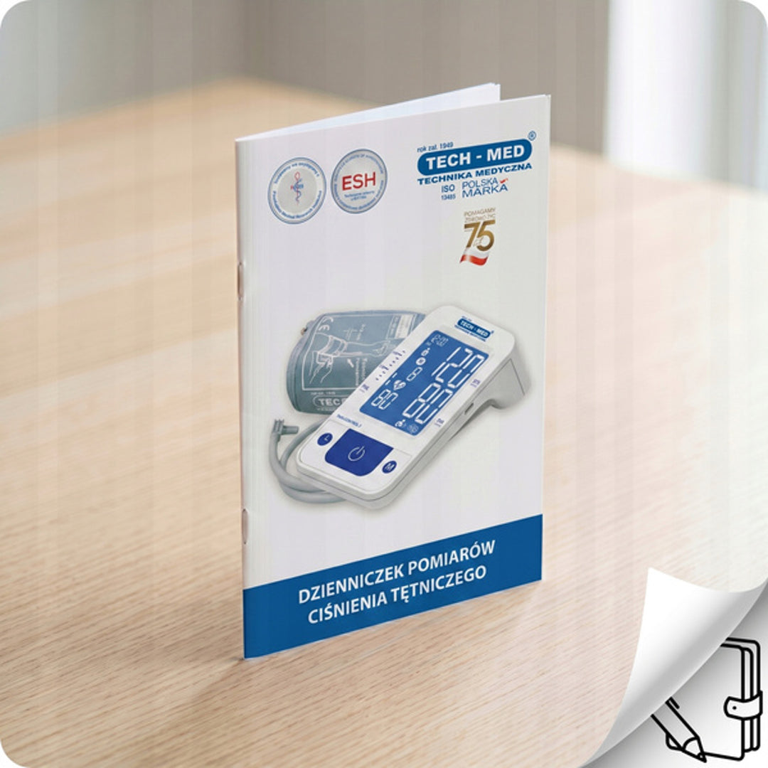 Elektronische bloeddrukmeter, spraakfunctie, manchet 22–42 cm, IHB-indicator, TMA-CONTROL3, Techmed
