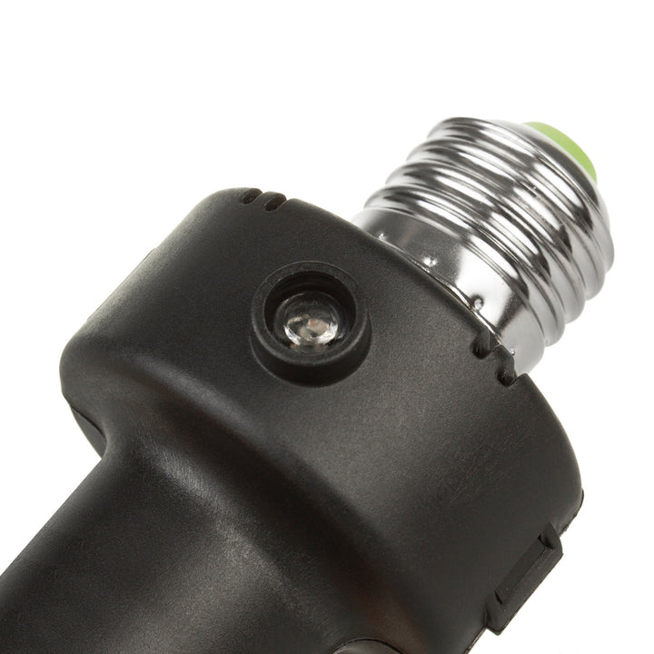 Maclean E27-lamphouder, 100 W, met schemersensor en timer, MCE21B, 2 stuks