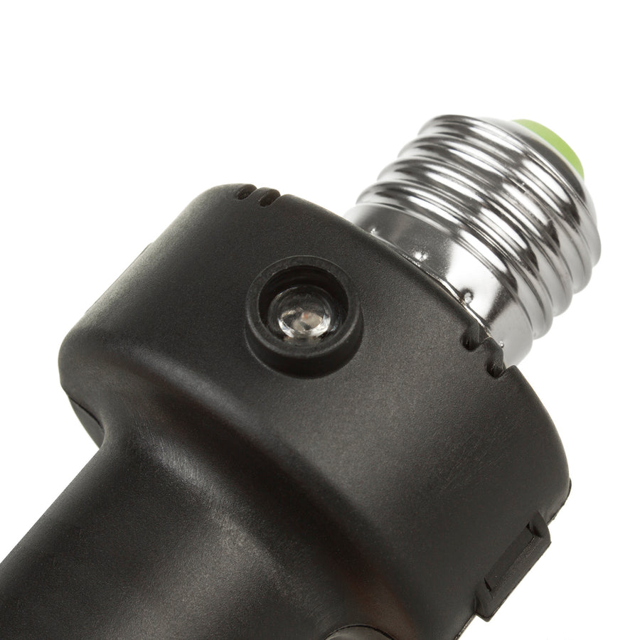 Maclean E27-lamphouder, 100 W, met schemersensor en timer, MCE21B, 2 stuks