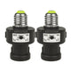 Maclean E27-lamphouder, 100 W, met schemersensor en timer, MCE21B, 2 stuks