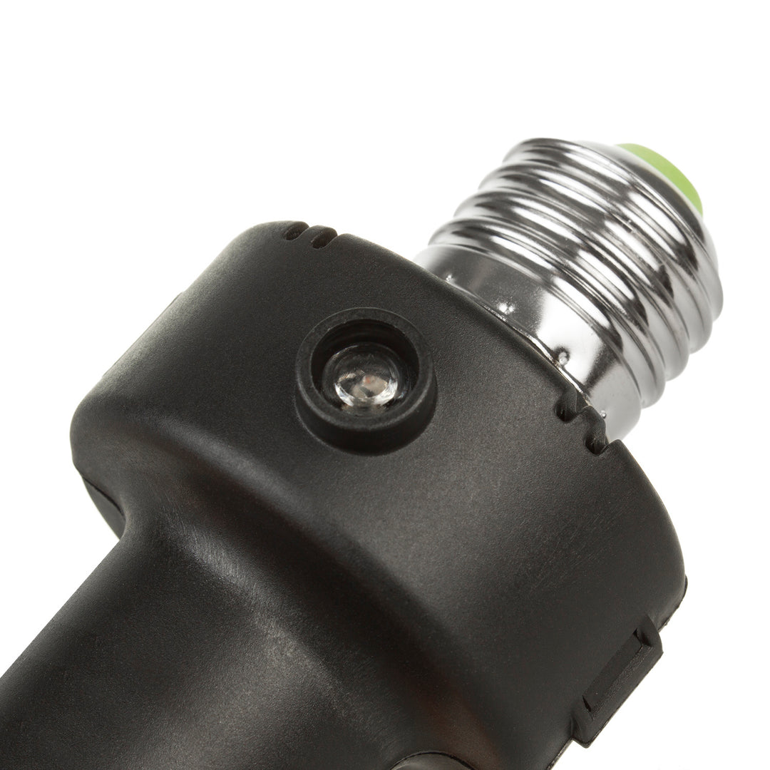 Maclean E27-lamphouder, 100 W, met schemersensor en timer, MCE21B, 4 stuks