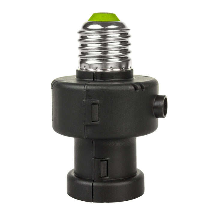 Maclean E27-lamphouder, 100 W, met schemersensor en timer, MCE21B, 4 stuks