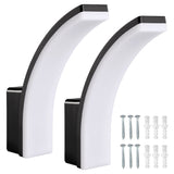 Maclean LED-lamp, kleur: zwart, 20 W, IP65, 2750 lm, neutraal wit (4000 K) MCE511 B, 2 stuks
