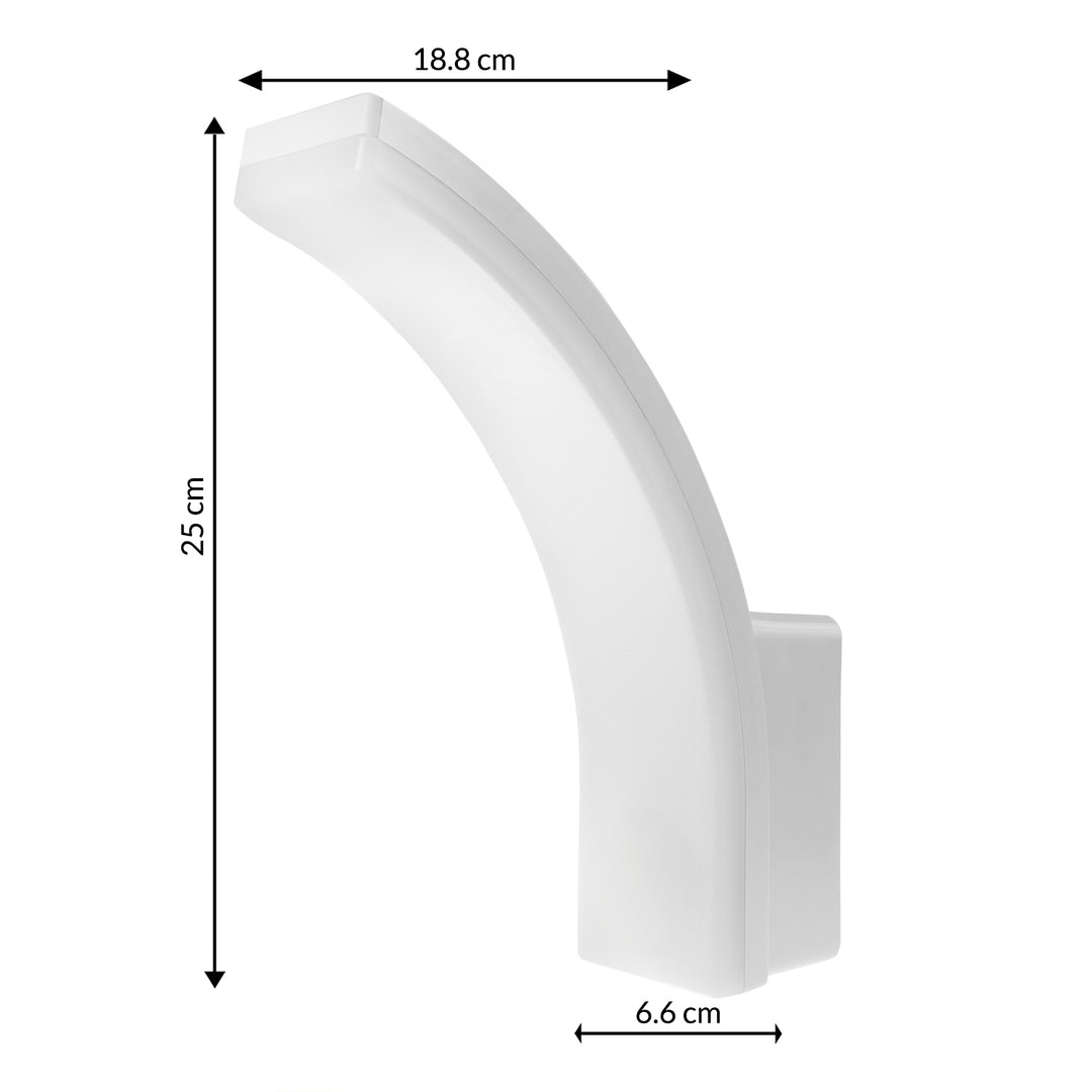 Maclean LED-lamp, wit, 20 W, IP65, 2750 lm, neutraal wit (4000 K) MCE511 W, 2 stuks