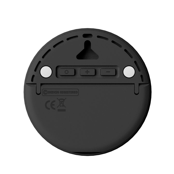 GreenBlue draadloos weerstation, binnen-/buitentemperatuur, klok, naar keuze °C / °F, bereik tot 60 m, zwart, GB162 B + 4x AAA-alkalinebatterijen van Varta Industrial