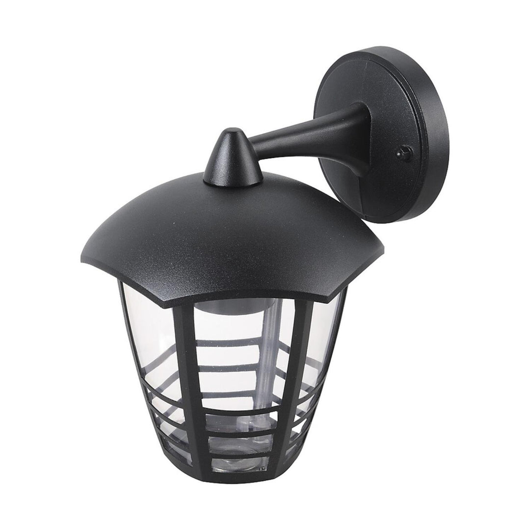 Rabalux wandlamp, voor buiten, IP44, E27, max. 60 W, zwart, Marseille, 4 stuks
