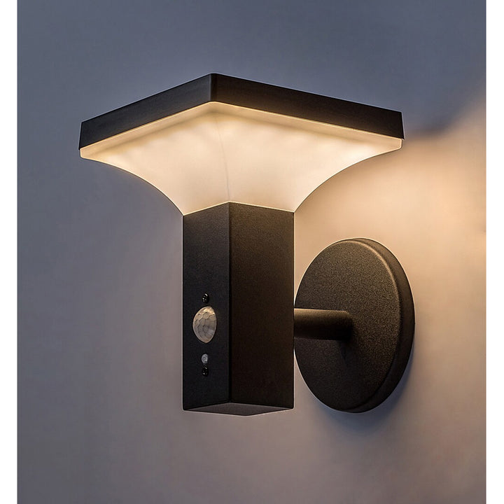Rabalux-lamp, wandlamp, voor buiten, op zonne-energie, IP44, LED 4 W, Geleen, 4 stuks