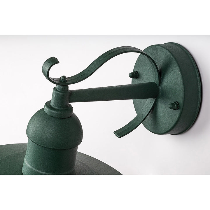 Rabalux wandlamp, voor buiten, IP44, E27, max. 60 W, groen, Oslo, 4 stuks
