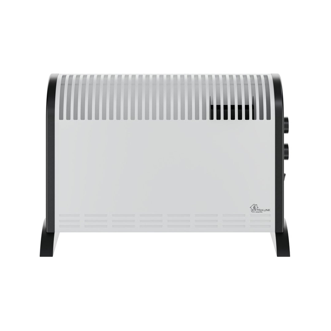 Extralink elektrische convectorverwarming, vermogen 2000 W, ingebouwde ventilator voor warmteverspreiding, 3-traps regeling, turbostand, LCV-06