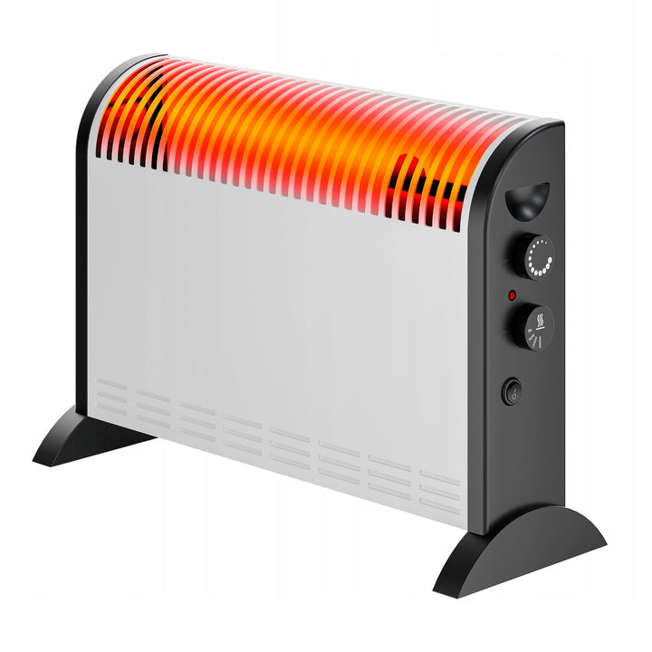 Extralink elektrische convectorverwarming, vermogen 2000 W, ingebouwde ventilator voor warmteverspreiding, 3-traps regeling, turbostand, LCV-06