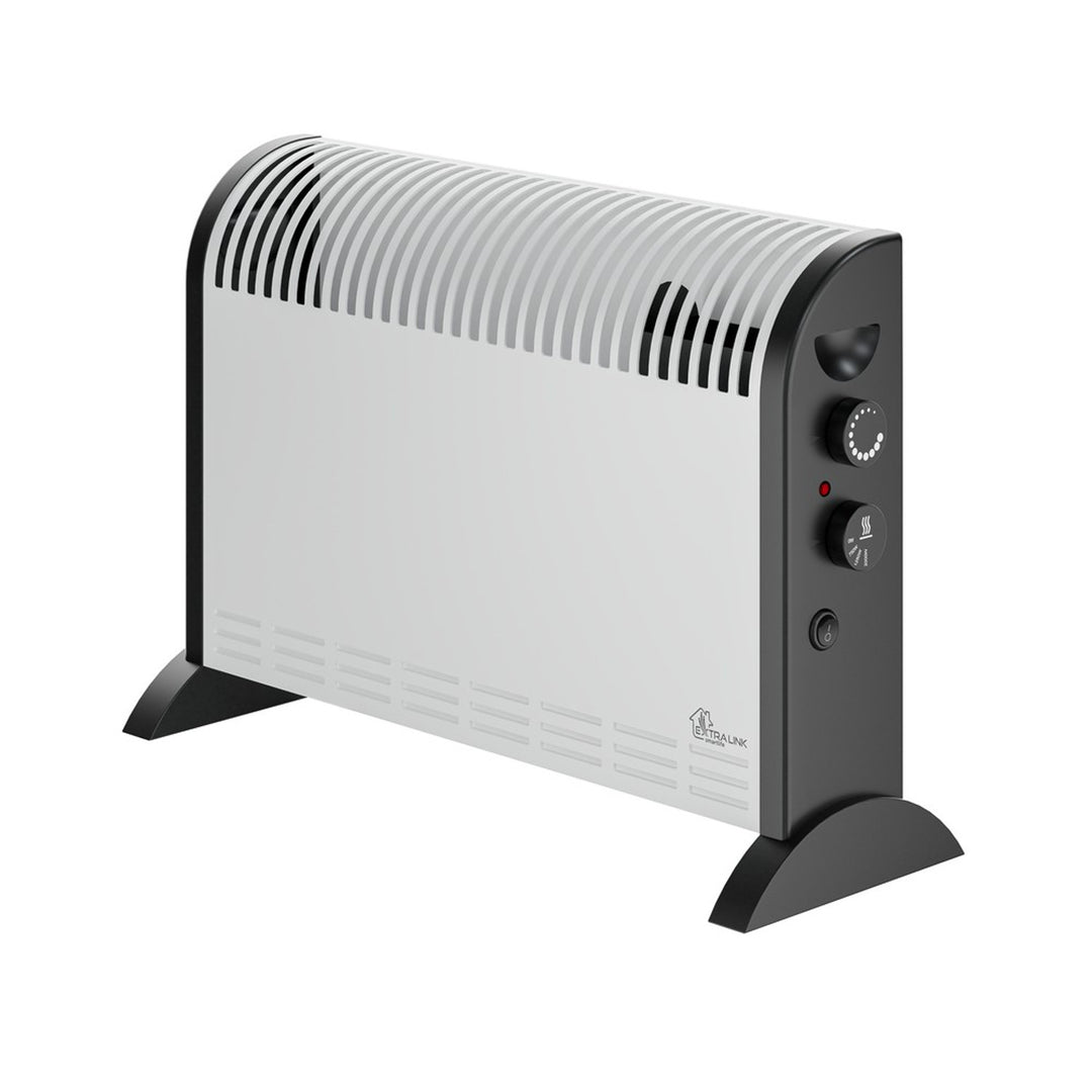 Extralink elektrische convectorverwarming, vermogen 2000 W, ingebouwde ventilator voor warmteverspreiding, 3-traps regeling, turbostand, LCV-06