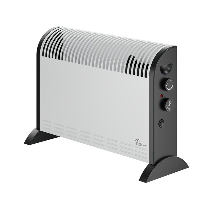 Extralink elektrische convectorverwarming, vermogen 2000 W, ingebouwde ventilator voor warmteverspreiding, 3-traps regeling, turbostand, LCV-06