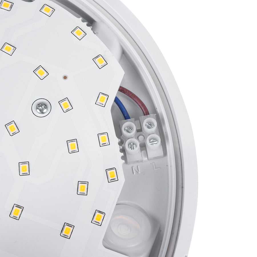 Maclean LED-lamp met bewegingssensor, PIR-sensor, kleur: wit, 15 W, IP54, 1100 lm, neutrale lichtkleur, MCE291 W, 2 stuks