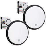 Maclean LED-lamp met bewegingssensor, PIR-sensor, kleur: zwart, 10 W, IP65, 1000 lm, neutraal wit, MCE525 B, 2 stuks