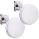Maclean LED-lamp met bewegingssensor, PIR-sensor, kleur: wit, 10 W, IP65, 1000 lm, neutraal wit, MCE525 W, 2 stuks