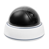 DC2300 dome-vormige nepcamera met knipperende LED, 2 stuks + 6 AA-batterijen van Varta Industrial