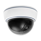 DC2300 dome-vormige nepcamera met knipperende LED, 2 stuks + 6 AA-batterijen van Varta Industrial