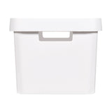 Curver Infinity-bak met deksel, 17 liter, wit, 2 stuks