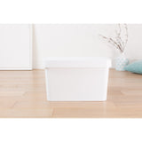 Curver Infinity-bak met deksel, 17 liter, wit, 2 stuks