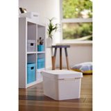 Curver Infinity-bak met deksel, 17 liter, wit, 2 stuks