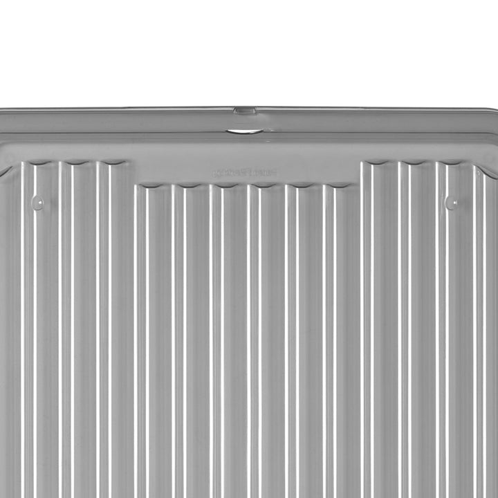 Moxom SolidStore-bak, inhoud 80 l, grijs, deksel met kliksluiting, voorzien van wieltjes, BPA-vrij, 04-0217, 3 stuks