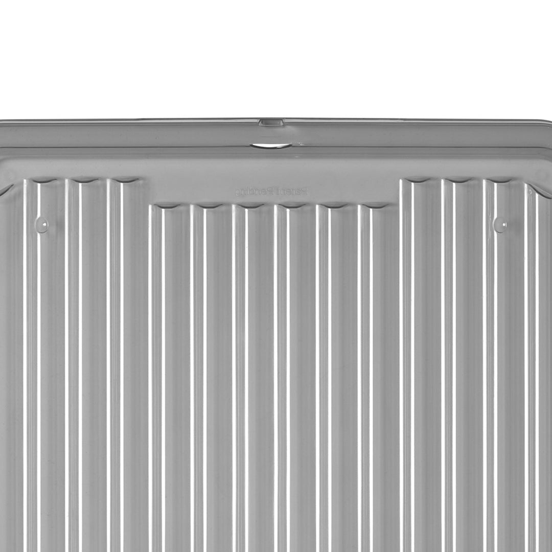 Moxom SolidStore-bak, inhoud 80 l, grijs, deksel met kliksluiting, voorzien van wieltjes, BPA-vrij, 04-0217, 4 stuks