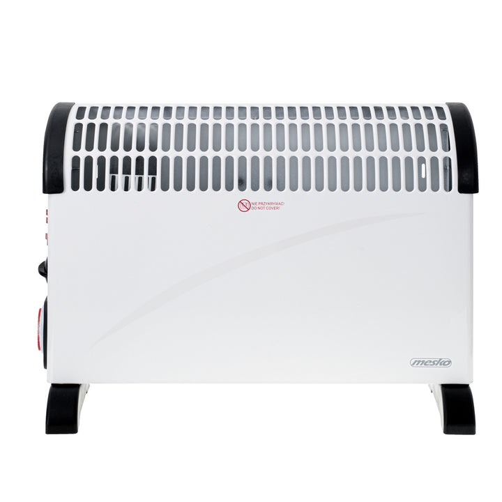 Elektrische convectorverwarming, thermostaat, 2000 W, 24-uurs timer, wit, snoer 150 cm, Mesko, MS 7741W