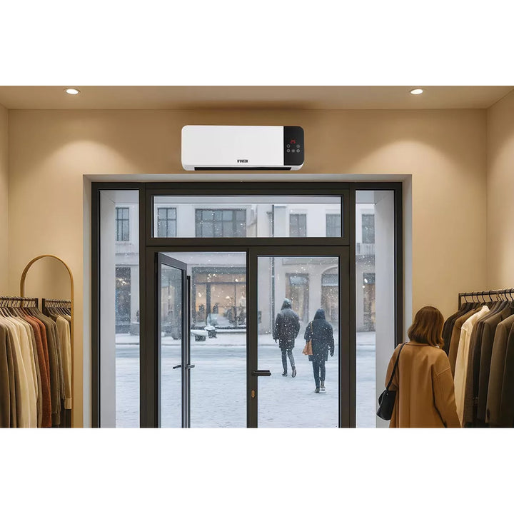 Lucht- en verwarmingsgordijn, heteluchtventilator, 2000 W, Noveen