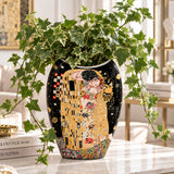 Porseleinen vaas Gustav Klimt De Kus van koningin Isabella