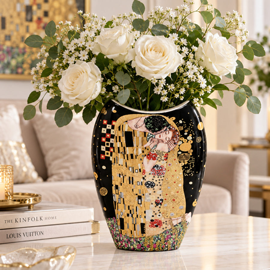 Porseleinen vaas Gustav Klimt De Kus van koningin Isabella