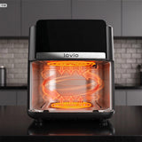 LOVIO DualHeat XXL Ceramic LVAF004BK vetvrije airfryer, 9 l, 2000 W, zwart